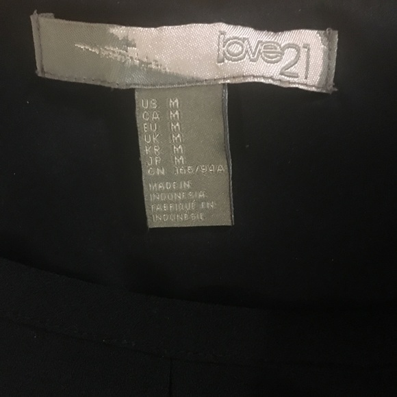 Forever21 navy blue & white  stripes dress - Picture 7 of 8